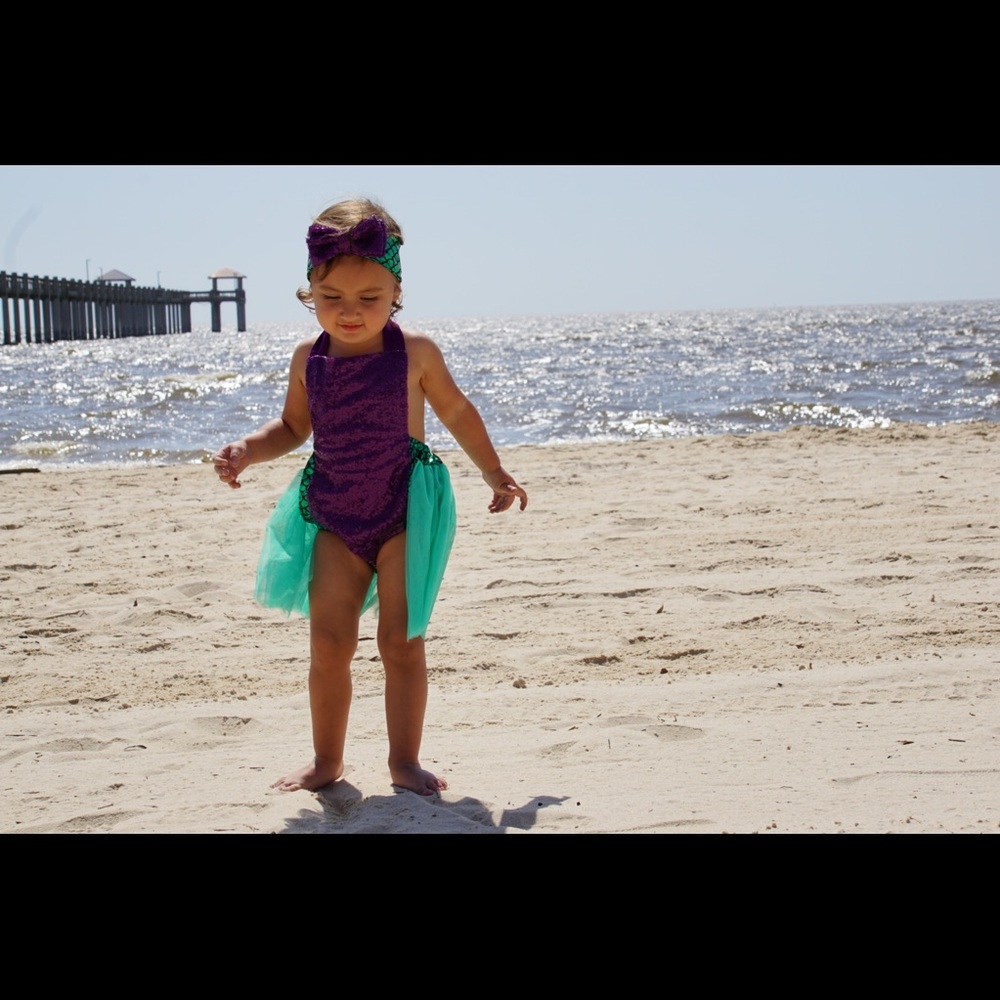 Mermaid outfit for little girls